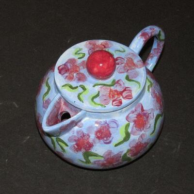 Lot 288- Floral Decorative Ceramic Teapot