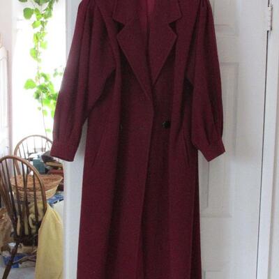 Lot 291- Karen Wool Overcoat
