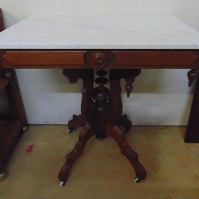 28 Marble top table