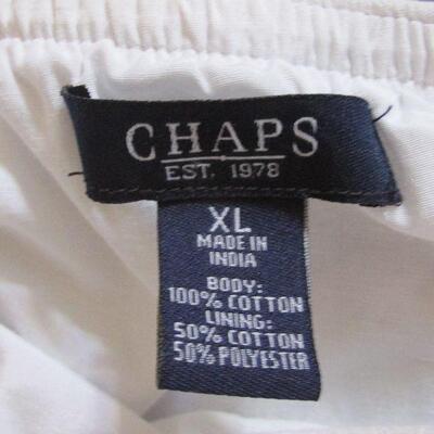 Lot 295- Chaps White Skirt