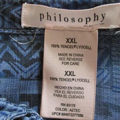 Lot 298- Philosophy Dress/Shirt
