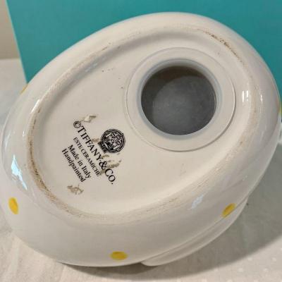 LOT 47 TIFFANY & CO CERAMIC DUCK CHILD'S BANK 
