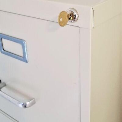 Lot #34  Pair Locking File Cabinets