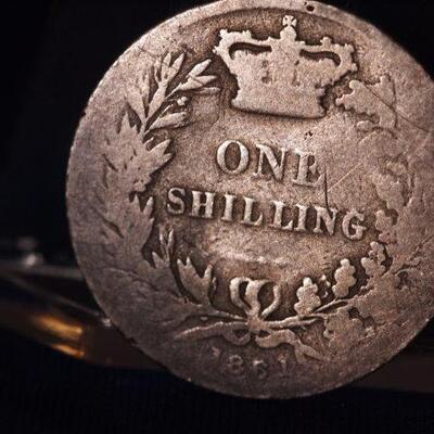 1861 Silver Shilling