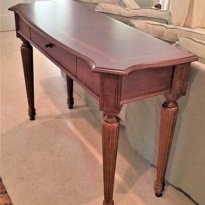 Lot #36 Contemporary Sofa/Side Table with Drawer