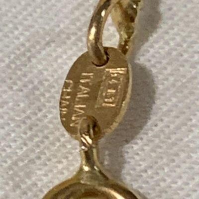 LOT 52 FINE JEWELRY DIAMOND & 14K GOLD PENDANT