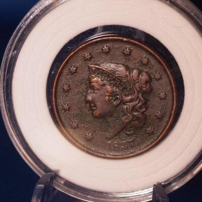 1837 Large Cent 