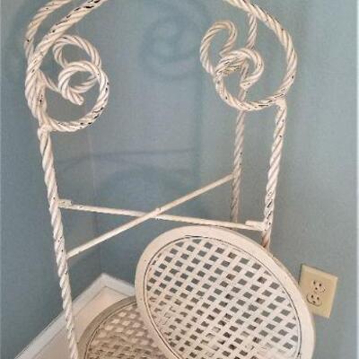 Lot #40  Country Style Metal Stand - 3 tiers