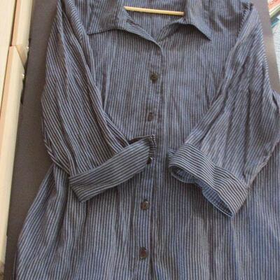 Lot 301- Dress Barn Stripped Shirt