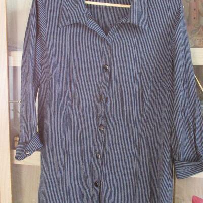 Lot 301- Dress Barn Stripped Shirt