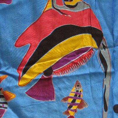 Lot 302- Indonesian Fish Scarf