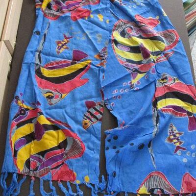Lot 302- Indonesian Fish Scarf