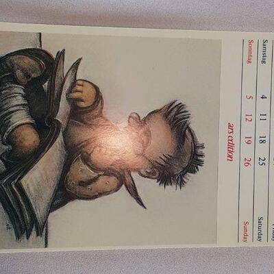 1989 Hummel Calendar and Postcards
