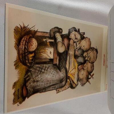1989 Hummel Calendar and Postcards