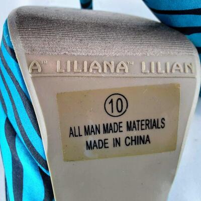 Zebra Striped Shoes Size 10