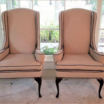 Lot #45  Pair of Stylish Armchairs - Vintage