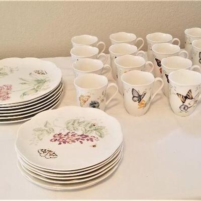 Lot #47  Set of Lenox "Butterfly Meadow" Dinnerware
