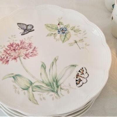 Lot #47  Set of Lenox "Butterfly Meadow" Dinnerware
