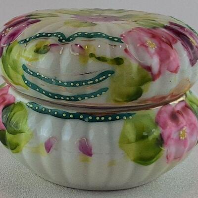 Japan Moriage Dresser Jar