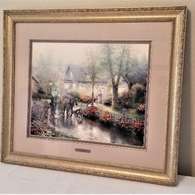 Lot #48  Thomas Kincaid Framed Signed/numbered limited edition print