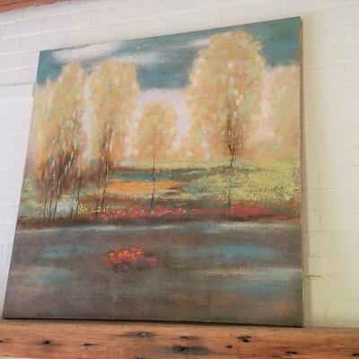 Lot #56  Unsigned Decorator Painting on Canvas 