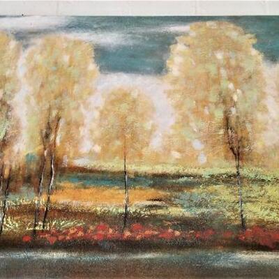 Lot #56  Unsigned Decorator Painting on Canvas 