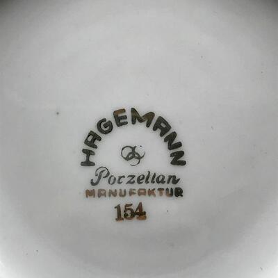 Hagemann Porzellan Manufaktur German Teacup Saucer