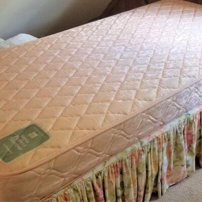 Lot #63  Pair of Twin Beds with Bedding