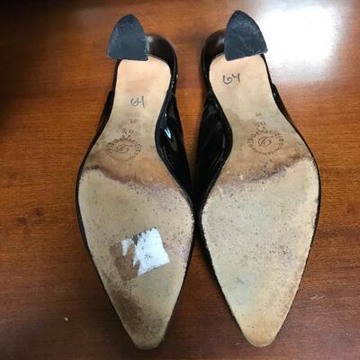 Ladies Patent Leather Heels Size 8.5 W
