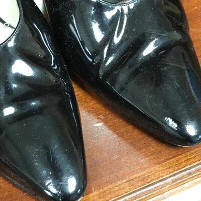 Ladies Patent Leather Heels Size 8.5 W