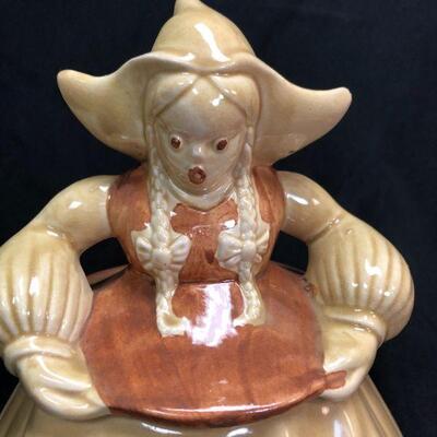 Red Wing Pottery Katrina Dutch Girl Cookie Jar