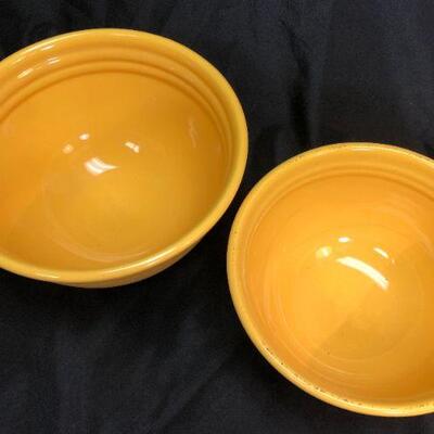 Bauer Bowl Beehive Yellow Mixing Bowls #9 and #12
