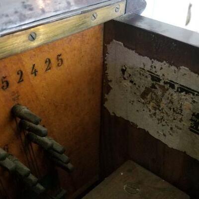 Lot #83  Antique Playel Piano with stool - New Orleans Retailer