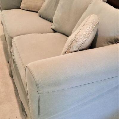 Lot #86  Nice Comfy Sofa with Slipcovers