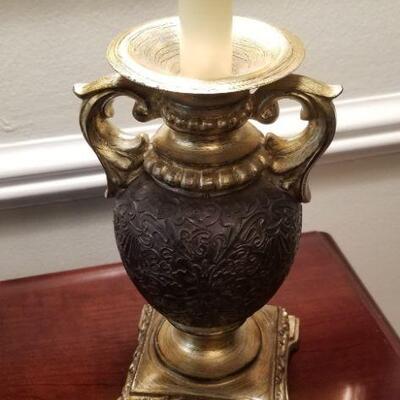 Lot #94  Pair of Accent Lamps with Contemporary Styling