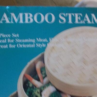 Bamboo Steamer - New in Box