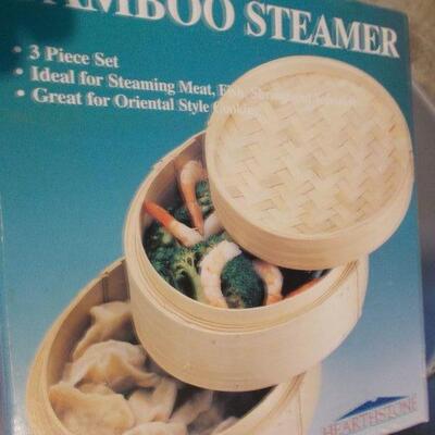 Bamboo Steamer - New in Box