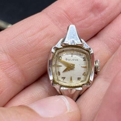 5 Vintage Antique Ladies Watch Faces 10k Gold Filled Plate *NOT WORKING*