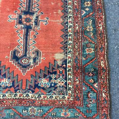 Rare Antique Hand Woven Persian Rug 3’6 x 6’7