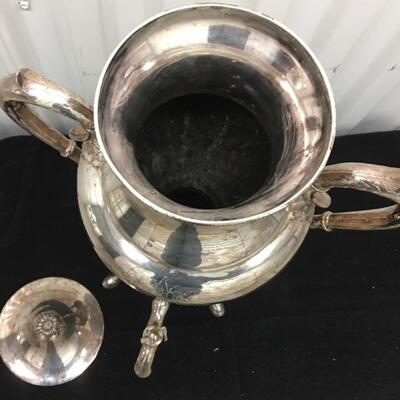 Antique Silver-plate Samovar Large Coffee Pot