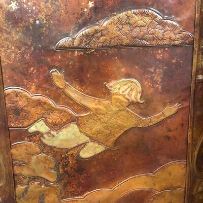Lot 107 - Large Copper Panel by Sharon Shuster Anhorn 2 of 3