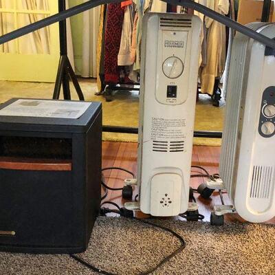 3 Electric Heaters