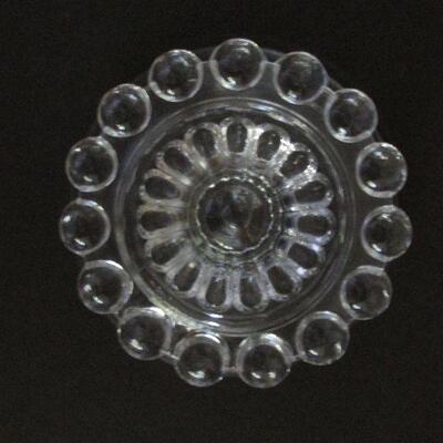 Lot 337- Anchor Hocking Clear Boopie Sherbet Glasses