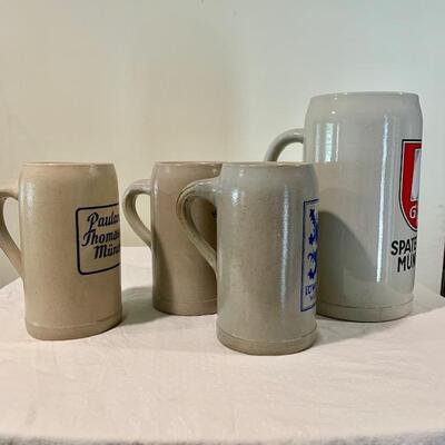 LOT 54 Collection of 4 Beer Steins
