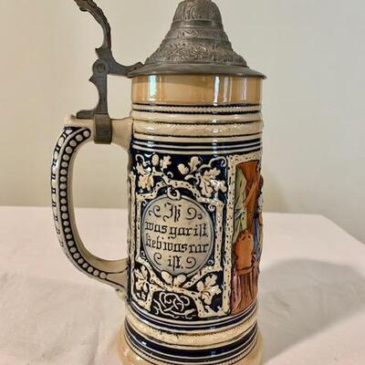 LOT 56 Lusterware 11" Beer Stein