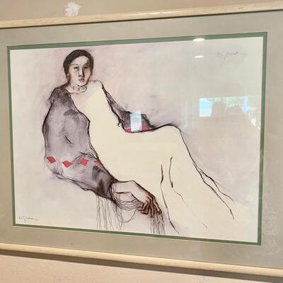 LOT 60 RC Gorman Framed Print