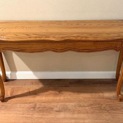 LOT 61 Oak Console Table