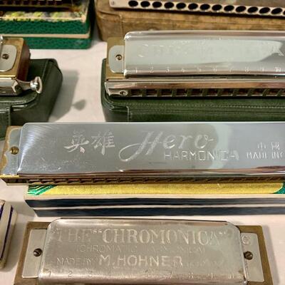 LOT 66 Collection of Harmonicas