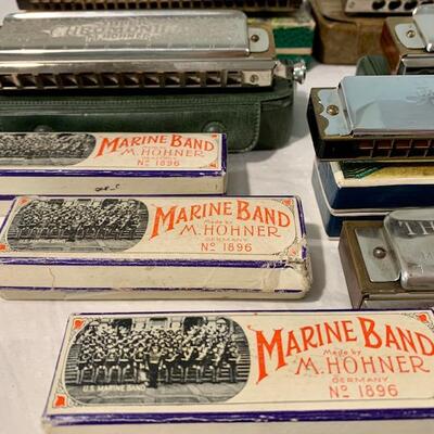 LOT 66 Collection of Harmonicas