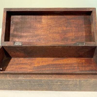 LOT 67 Jewelry Box w/ Measuring Sticks On Cover